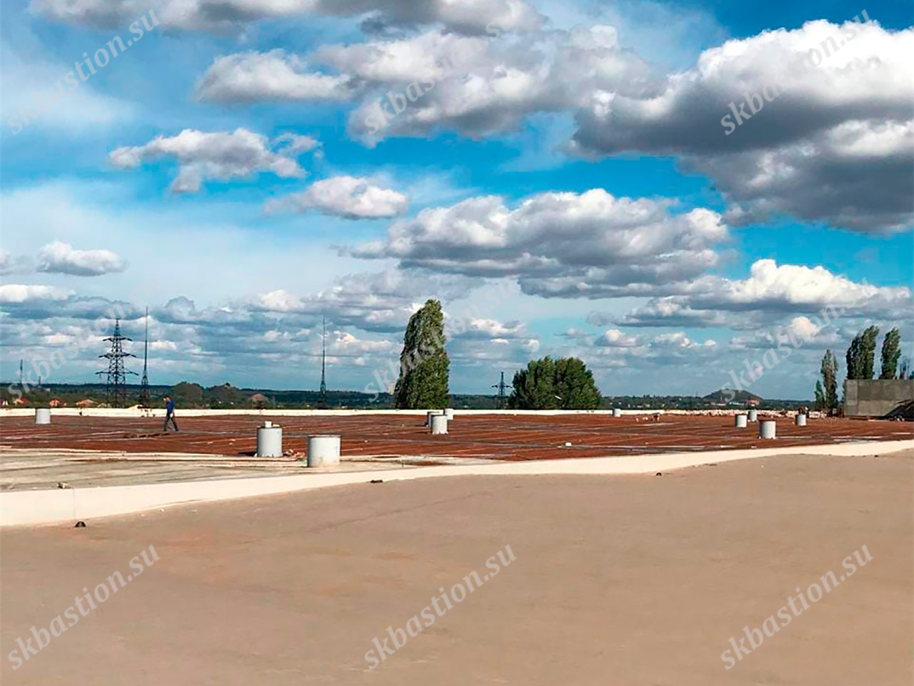 Устройство кровли производственных помещений