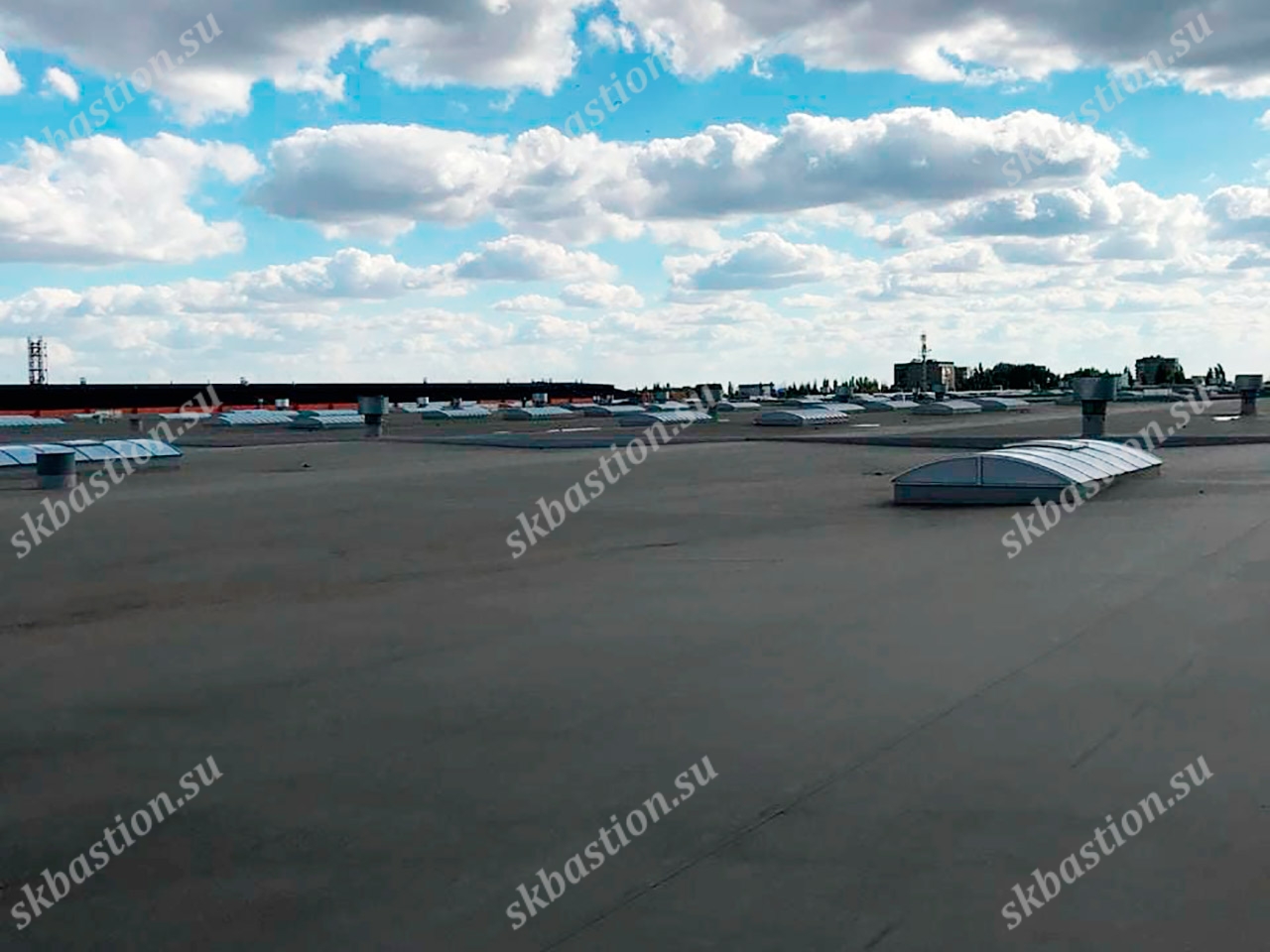 Устройство кровли производственных помещений